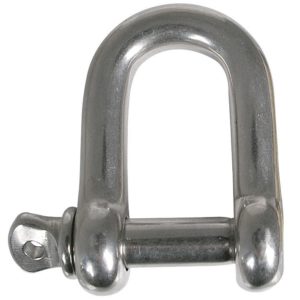 Stainless Steel Commercial Dee Shackle